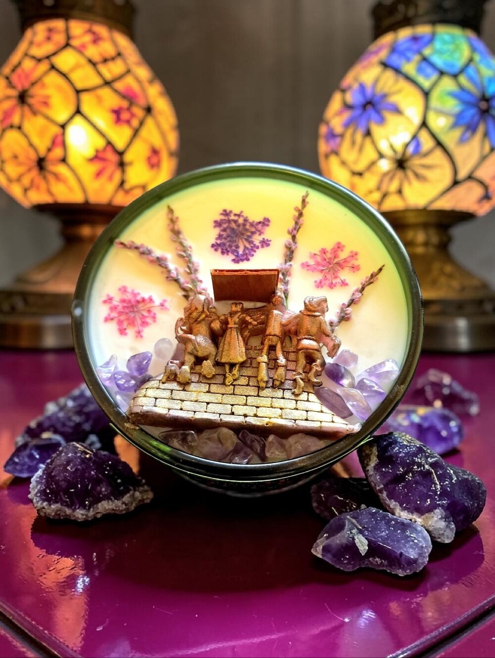 Hand crafted, Wicked Worthy Wax, We're off to see the Wizard 4 oz candle - Picture 3 of 3